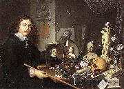 Self-portrait With Vanitas Symbols David Bailly